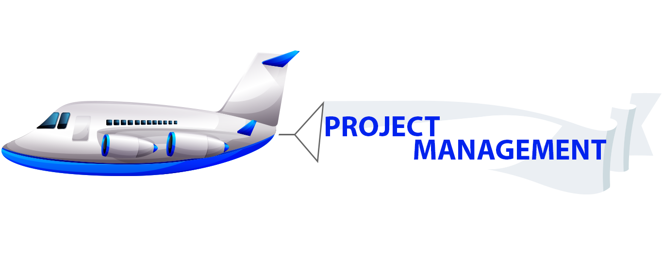 Plane displaying Project Management
